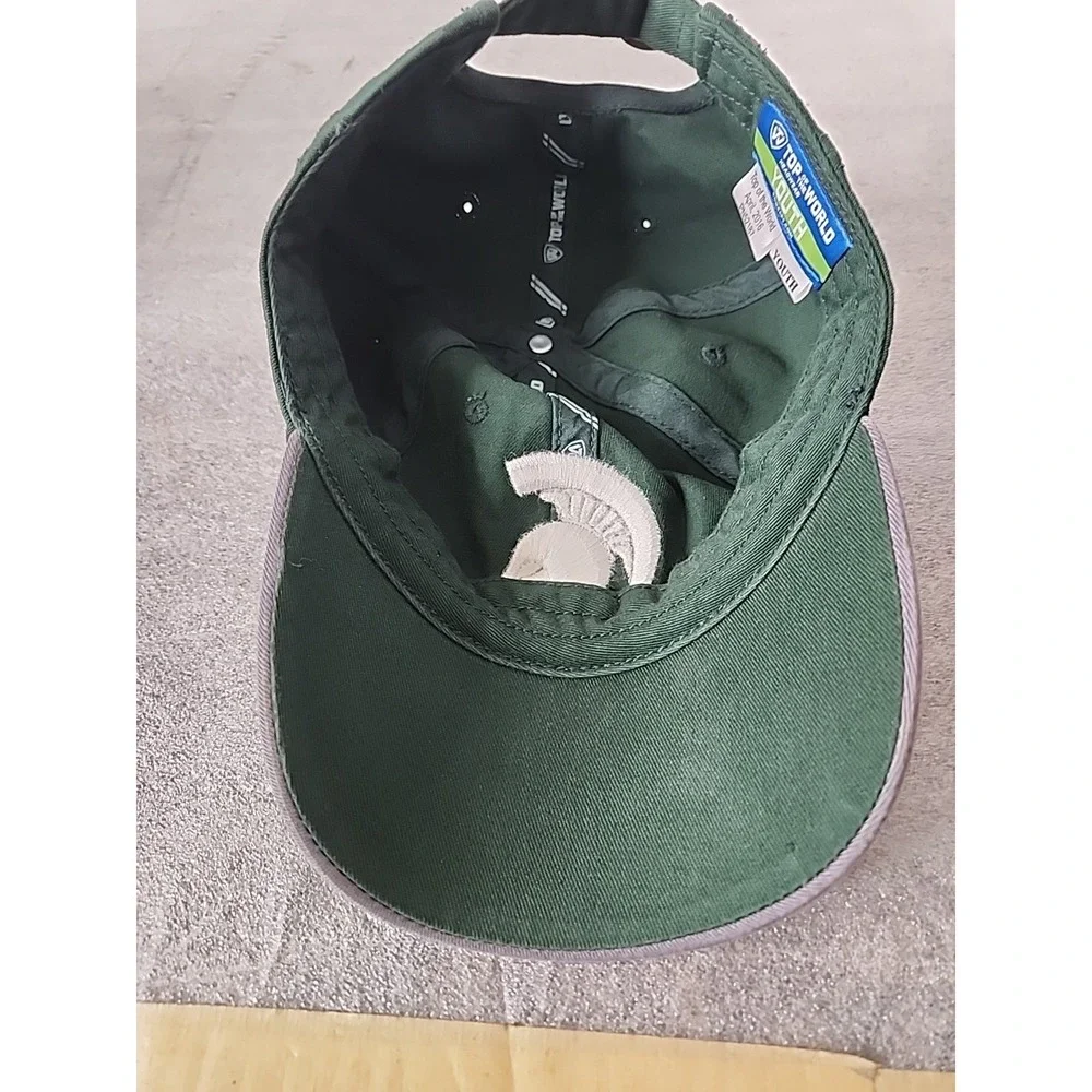Top of the World Michigan State Spartans Youth Hat‎ Green Gray Adjustable Cap